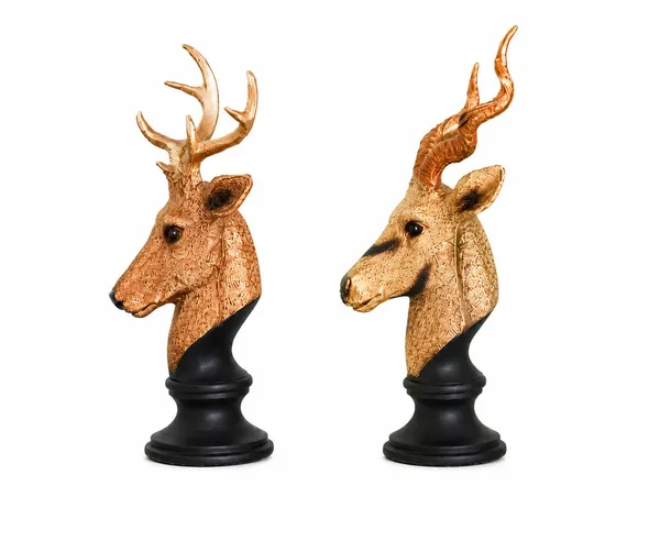 Brown_Ceramic_Majestic_Gold_Deer_Duo_Statue