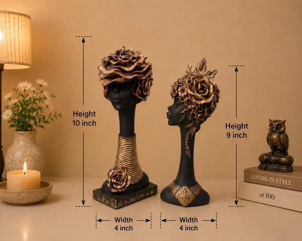 Black_Ceramic_Rose_Gold_Woman_Statue