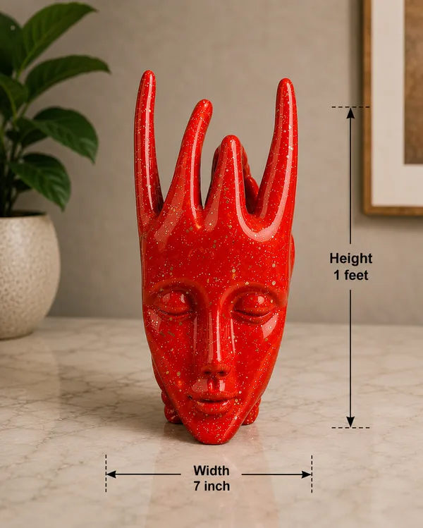 Red_Ceramic_Red_Finger_Statue