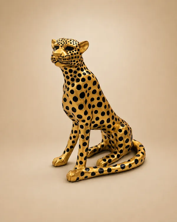 Yellow_Ceramic_Cheetah_Statue