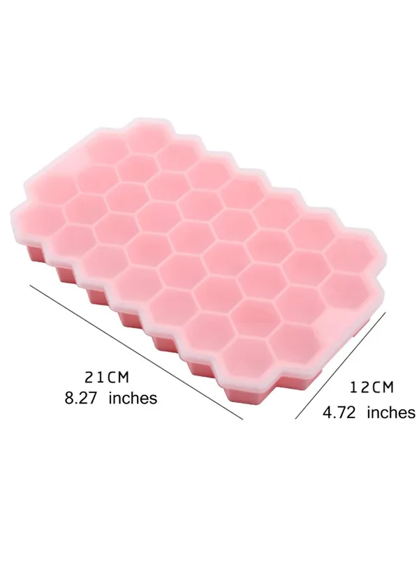 Honeycomb_Shape_37-Cavity_Plastic_Ice_Cube_Mold_for_Drinks_&_Chocolates