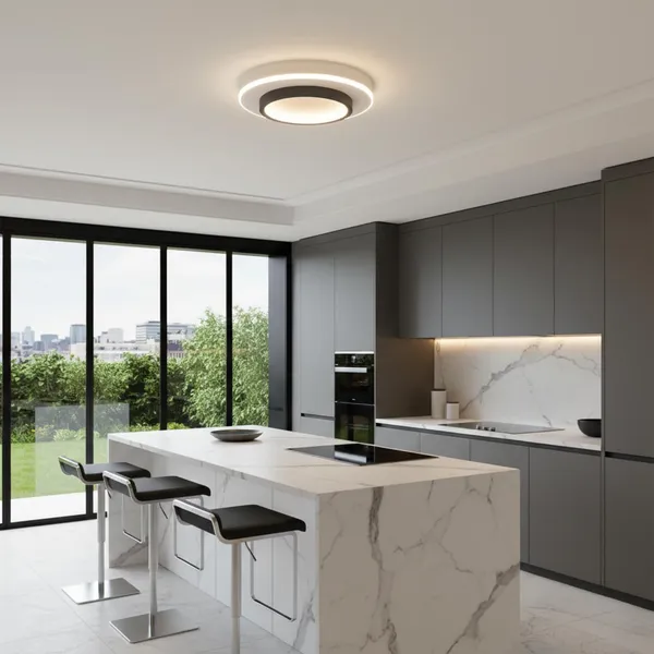 LED_Ceiling_Light_(Round)_For_Home_24W_Modern_Surface_Mount_Panel_Lamp_With_3_Color_Modes_Warm_Natural_Cool_White_Elegant_Dual_Layer_Design_For_Living_Room_Bedroom_Office_