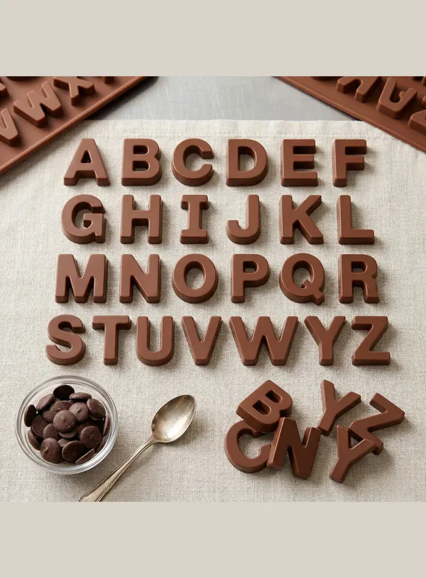 26-Cavity_Uppercase_Alphabet_Silicone_Chocolate_Mold_?_Non-Stick_Letter_Candy_&_Baking_Mould