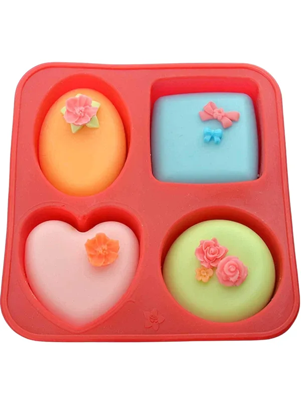 4-Cavity_Mixed_Design_Silicone_Mold_for_Soap,_Chocolate,_Jelly_&_Desserts