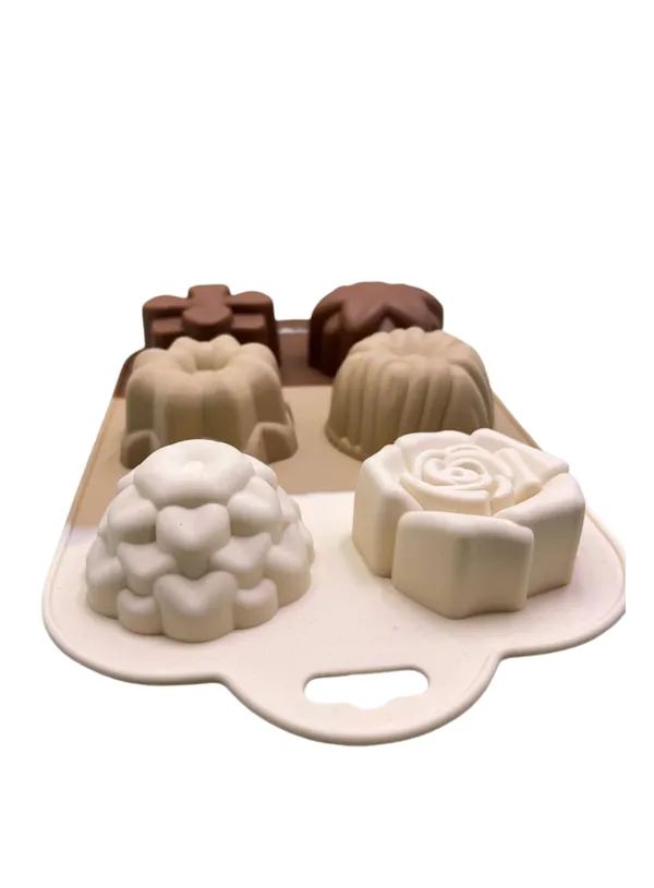 6-Cavity_Assorted_Floral_Silicone_Chocolate_Mould_|_Non-Stick_Mold_for_Baking_&_Crafting