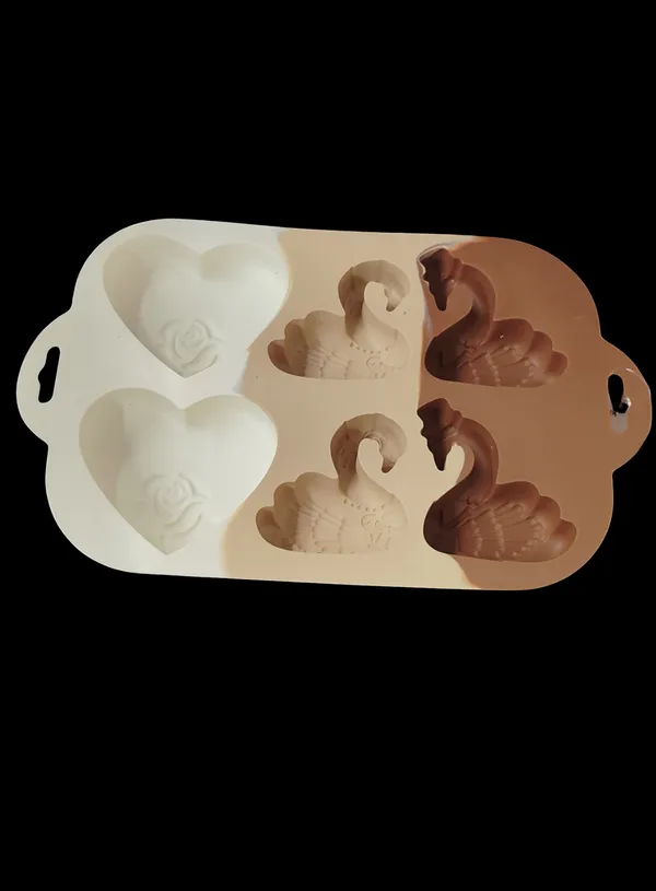 6-Cavity_Romantic_Swan_&_Rose_Heart_Silicone_Mold_|_Non-Stick_Chocolate,_Fondant_&_Cake_Decoration_Mould