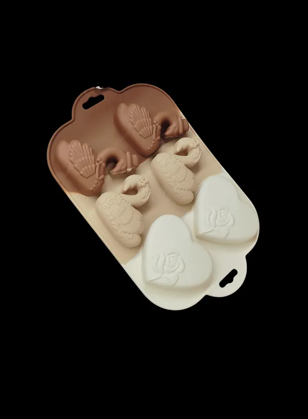 6-Cavity_Romantic_Swan_&_Rose_Heart_Silicone_Mold_|_Non-Stick_Chocolate,_Fondant_&_Cake_Decoration_Mould