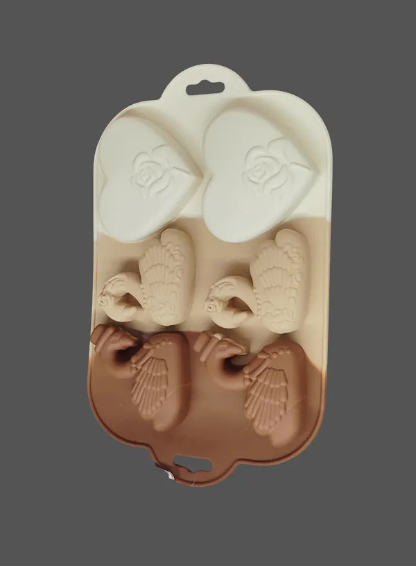 6-Cavity_Romantic_Swan_&_Rose_Heart_Silicone_Mold_|_Non-Stick_Chocolate,_Fondant_&_Cake_Decoration_Mould