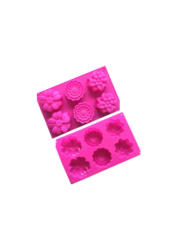 6_Cavity_3D_Flower_Silicone_Mold_|_Mixed_Floral_Design_Mould_for_Chocolate,_Fondant,_Soap_&_Resin_|_Non-Stick_&_Food-Grade