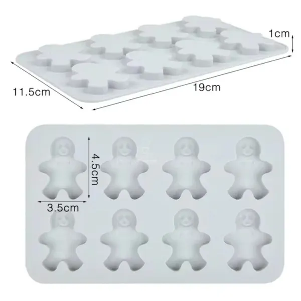 8_Cavity_Gingerbread_Man_Silicone_Chocolate_Candy_Mould