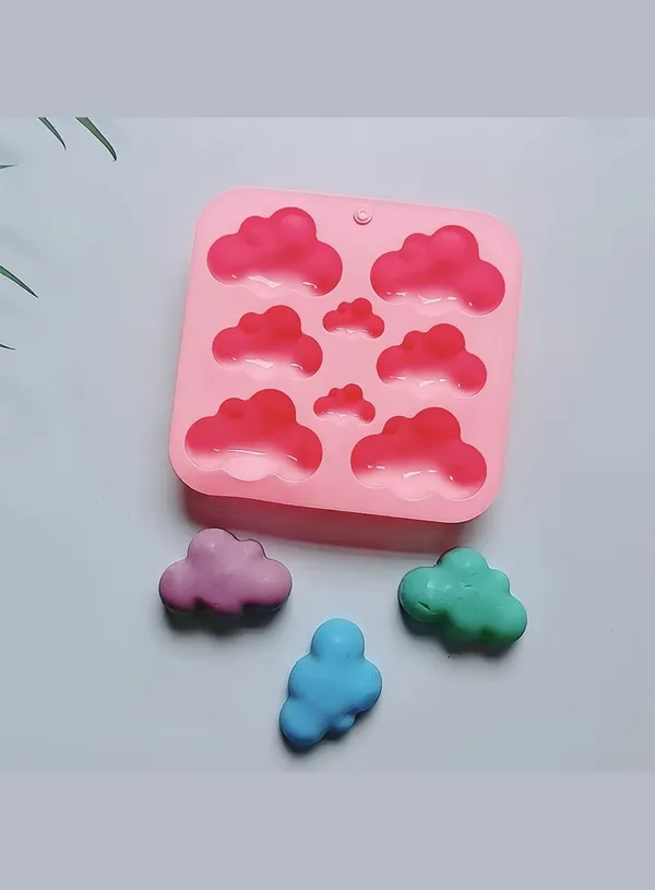 8-Cavity_Cloud_Silicone_Mold_|_Non-Stick,_Flexible_|_For_Chocolate,_Muffin_&_Desserts
