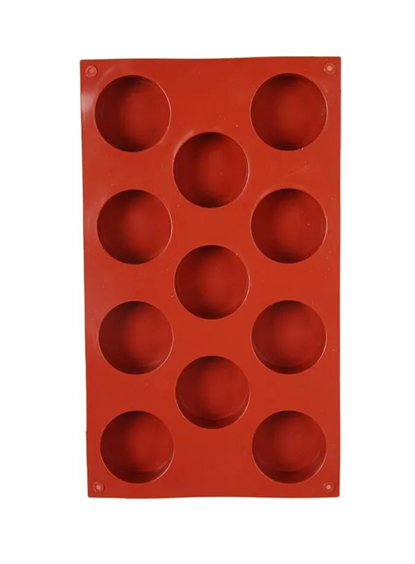 11_Cavity_Round_Cylinder_Shape_Silicone_Mould_For_Muffin_Mini_Cakes_Mousse_Jelly_Soap_Diy_Craft_Baking_Reusable_Flexible_Nonstick_Tray