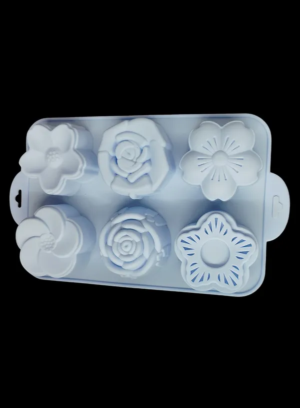 6-Cavity_Large_Assorted_Floral_Silicone_Chocolate_Mould_|_Non-Stick_Mold_for_Chocolate,_Candy,_Fondant,_Baking_&_DIY_Crafting