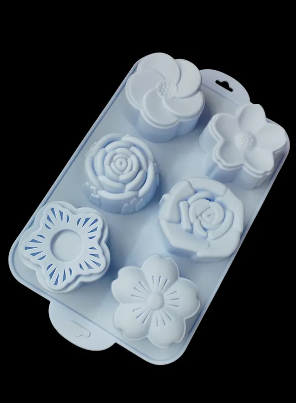 6-Cavity_Large_Assorted_Floral_Silicone_Chocolate_Mould_|_Non-Stick_Mold_for_Chocolate,_Candy,_Fondant,_Baking_&_DIY_Crafting