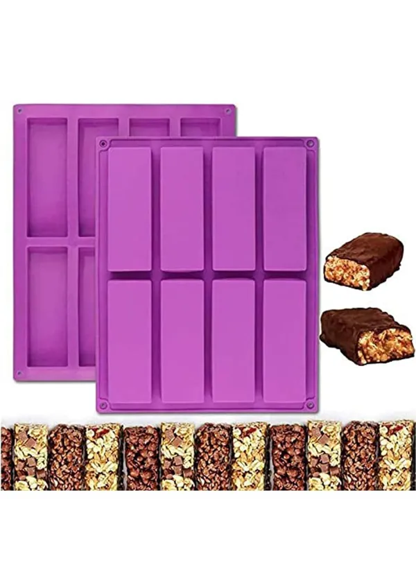 8_Cavity_Plain_Rectangle_Shape_Silicone_Mould,_Handmade_Soap_And_Candle_Mold,_Chocolate_Bar_Mould_And_Jelly_Dessert_Mould