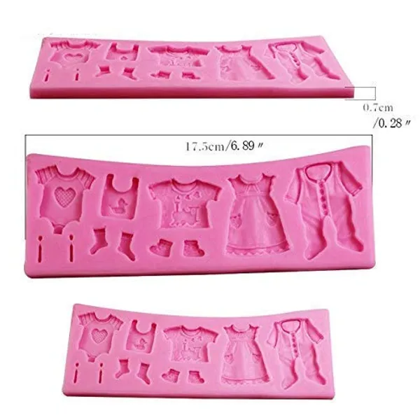 Cake_Decor_Silicon_5_Cavity_Baby_Shower_Dresses_Silicone_Fondant_Mould_Marzipan_Mould