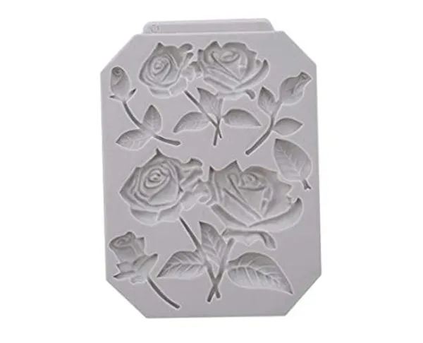 Cake_Decor_5_Cavity_Silicon_Grey_Rose_Flowers_With_Leaves_Fondant_Marzipan_Mould