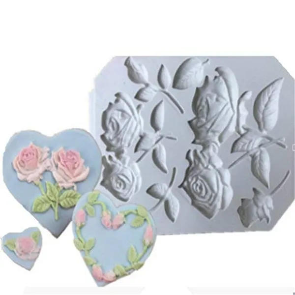 Cake_Decor_5_Cavity_Silicon_Grey_Rose_Flowers_With_Leaves_Fondant_Marzipan_Mould