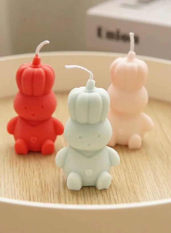 Cake_3D_Silicon_1_Cavity_Pumpkin_Robot_Shape_Shape_Silicon_Candle_Mould