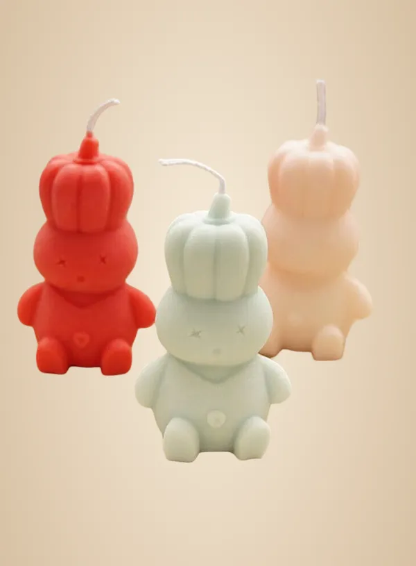 Cake_3D_Silicon_1_Cavity_Pumpkin_Robot_Shape_Shape_Silicon_Candle_Mould