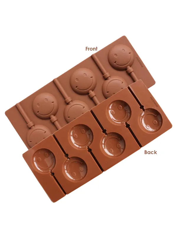 Smiley_Face_Lollipop_Silicone_Chocolate_Mold_|_6-Cavity_Non-Stick_Candy_&_Dessert_Making_Mould