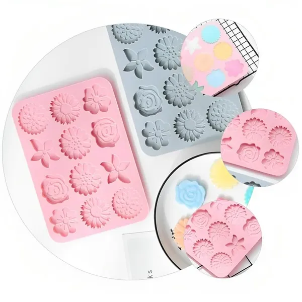 12_Cavity_Assorted_Flower_Theme_Silicone_Mould_Silicon_Muffin_Mold