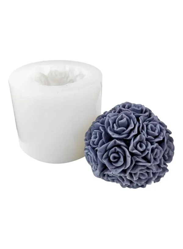3D_Rose_Bouquet_Ball_Silicone_Candle_Mold_|_Non-Stick_Flexible_DIY_Mold_for_Wax_Candle,_Soap_&_Resin_Making