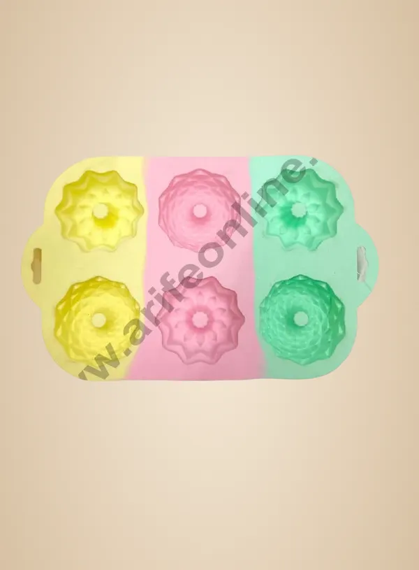 6_Cavity_Mini_Bundt_Cake_Rainbow_Silicone_Mould_For_Baking_Chocolate_Jelly_Candy_Soap_Reusable_Non_Stick_Tray_For_Diy_Crafts_Cupcakes_And_Dessert_Making