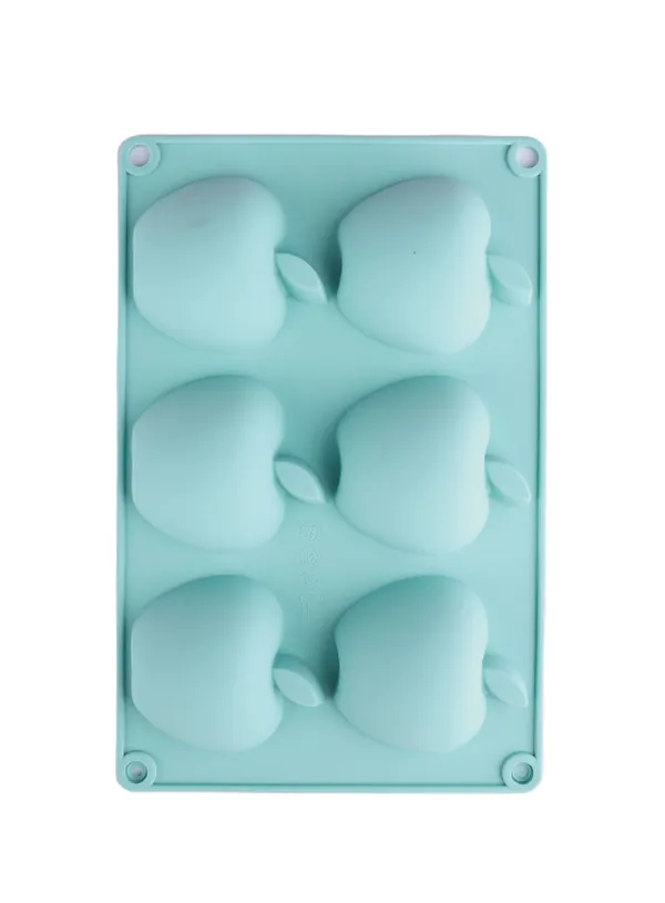 6-Cavity_Apple_Silicone_Mold_|_Non-Stick,_Flexible_|_For_Cake,_Chocolate,_Jelly_&_Desserts