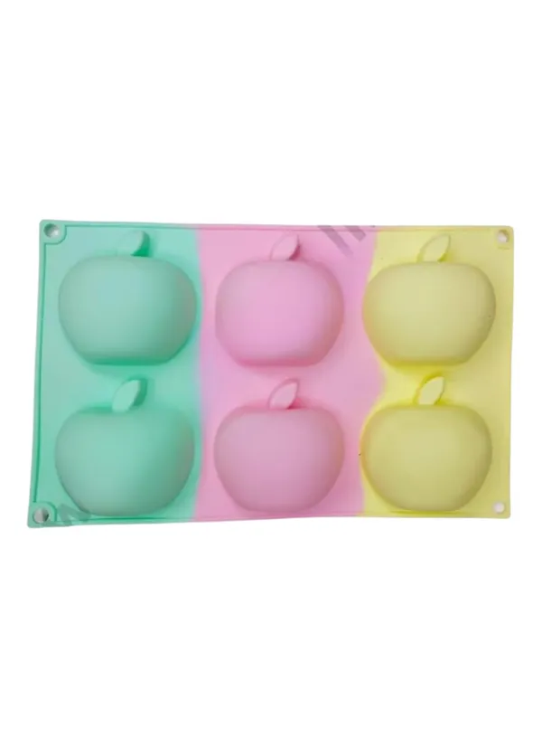 6-Cavity_Apple_Silicone_Mold_|_Non-Stick,_Flexible_|_For_Cake,_Chocolate,_Jelly_&_Desserts