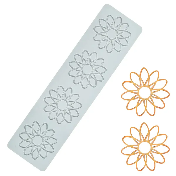 4_Cavity_Silicon_Sunflower_Shape_Chocolate_Garnishing_Mould