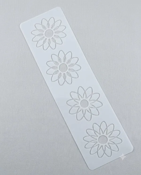 4_Cavity_Silicon_Sunflower_Shape_Chocolate_Garnishing_Mould
