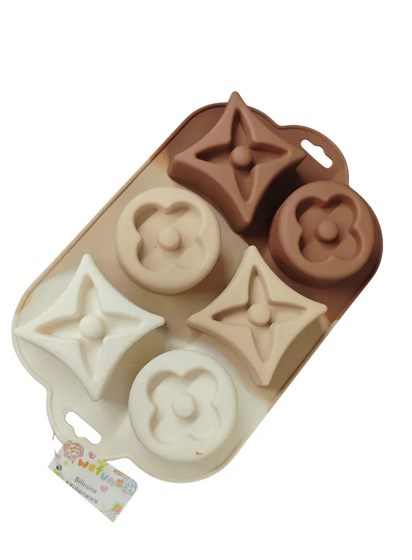 6-Cavity_Geometric_Round_&_Square_Silicone_Chocolate_Mold_?_Non-Stick_Baking_&_Crafting_Mould
