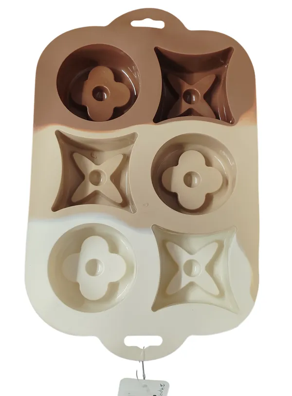 6-Cavity_Geometric_Round_&_Square_Silicone_Chocolate_Mold_?_Non-Stick_Baking_&_Crafting_Mould