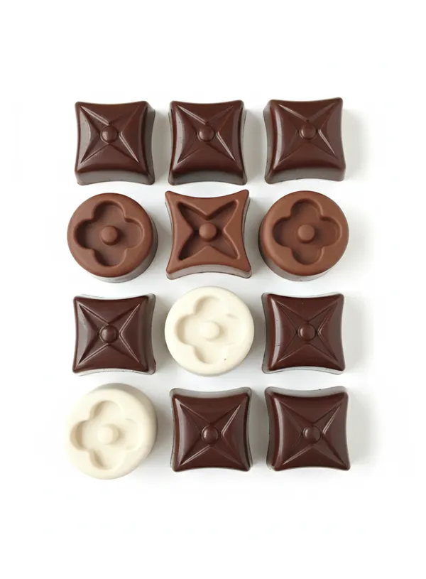 6-Cavity_Geometric_Round_&_Square_Silicone_Chocolate_Mold_?_Non-Stick_Baking_&_Crafting_Mould