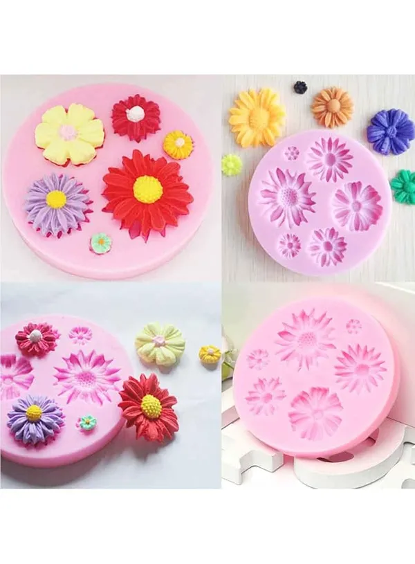 Silicon_6_Cavity_Flowers_Silicone_Fondant_Mould_Marzipan_Mould