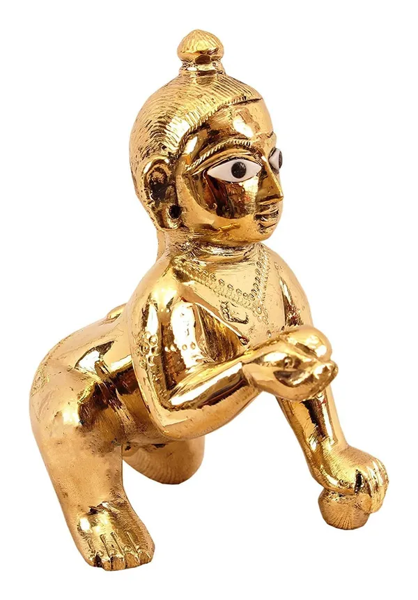 Metal_Laddu_Gopal_Idol