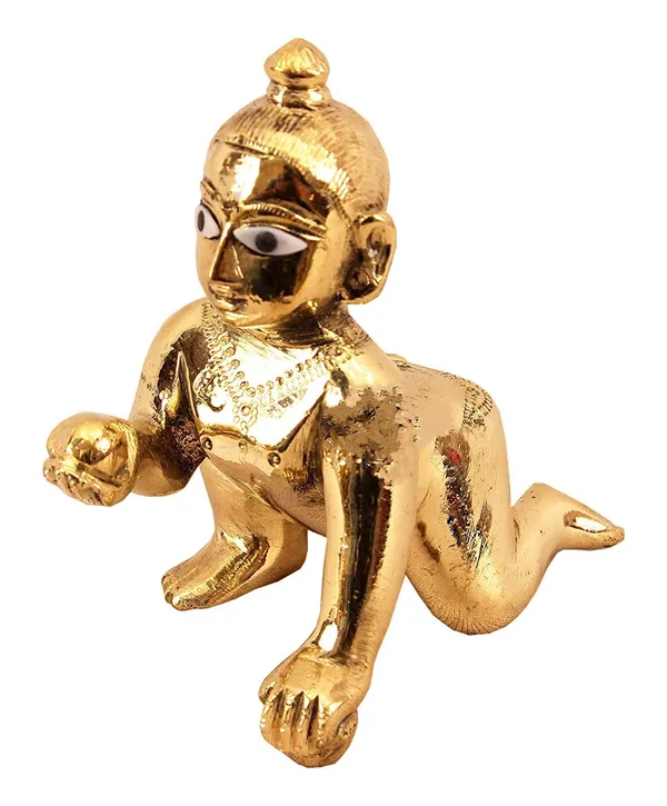 Metal_Laddu_Gopal_Idol