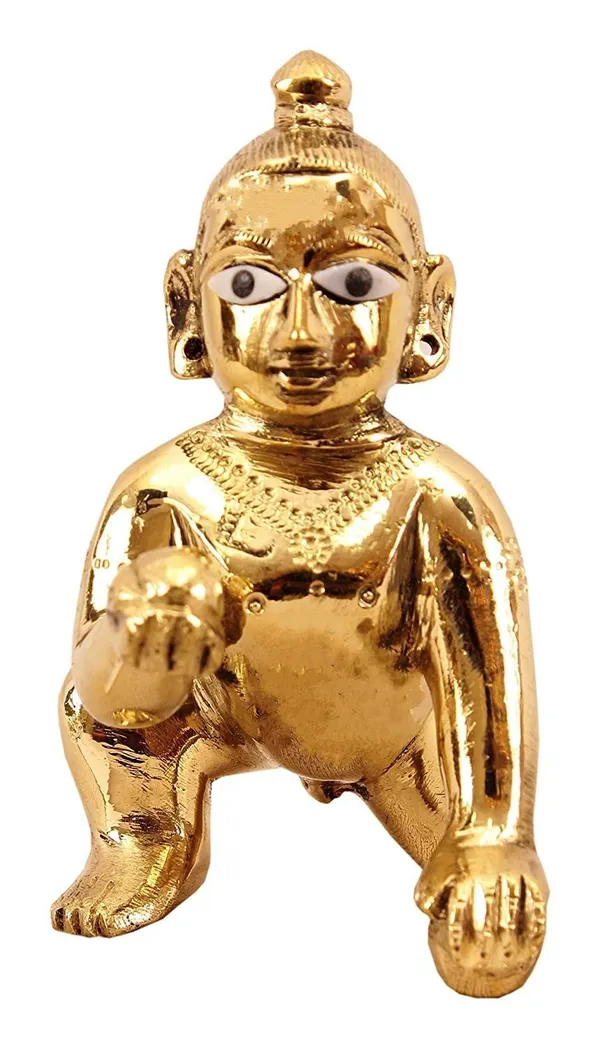 Metal_Laddu_Gopal_Idol