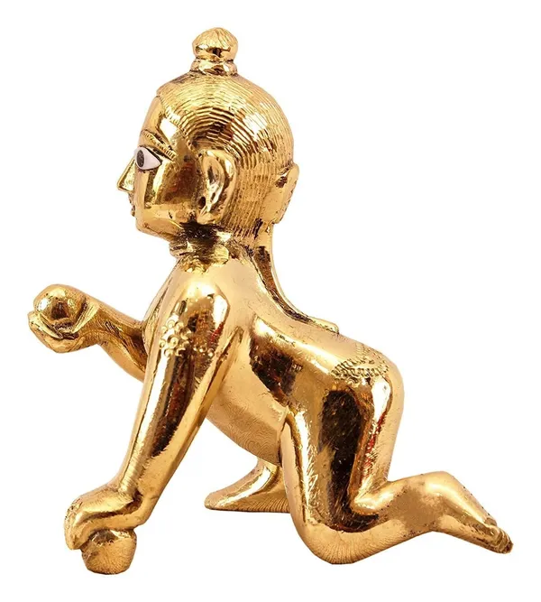 Metal_Laddu_Gopal_Idol