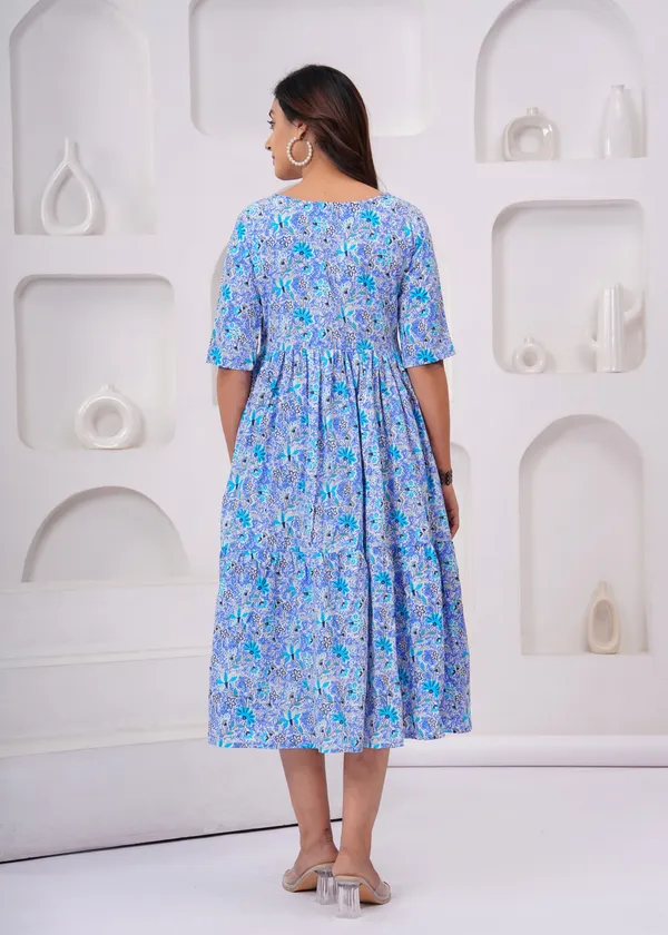 Blue_Pure_Cotton_A-Line_Kurta_For_Women