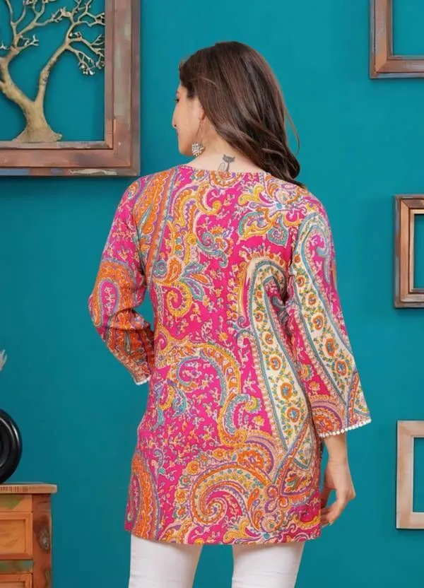 Pink_Viscose_Rayon_Straight_Kurta_For_Women