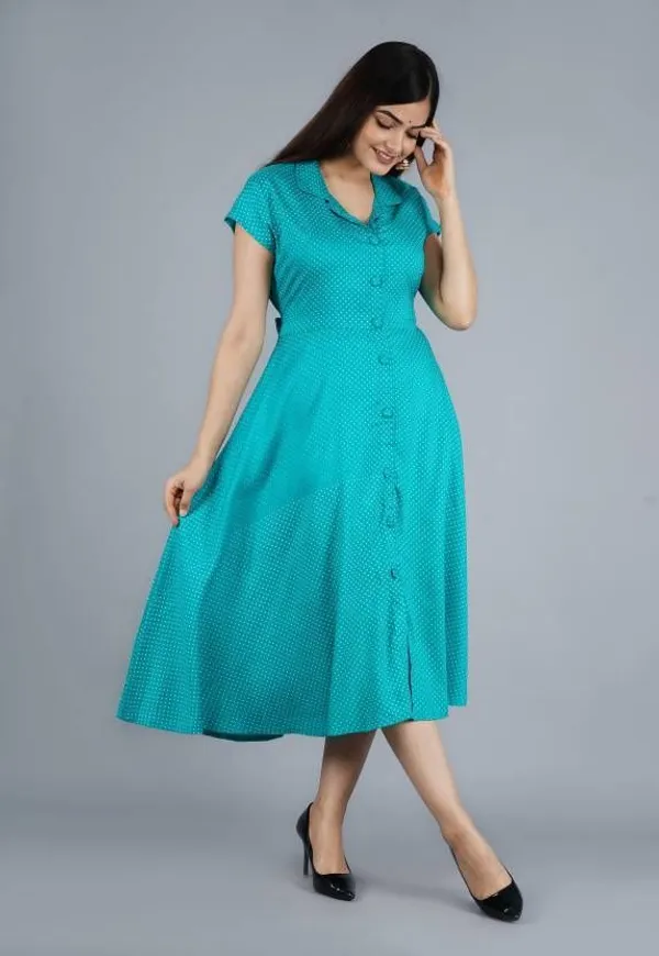Rama_Green_Viscose_Rayon_A-Line_Kurta_For_Women