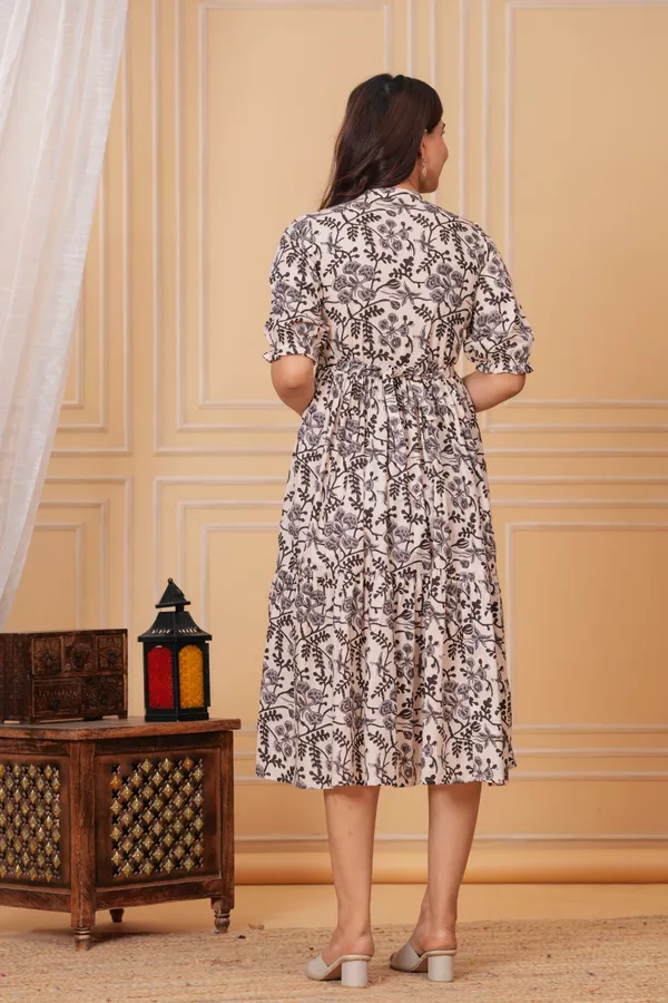 Grey_Pure_Cotton_A-Line_Dress_For_Women