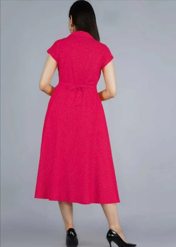 Pink_Rayon_A-Line_Dress_For_Women