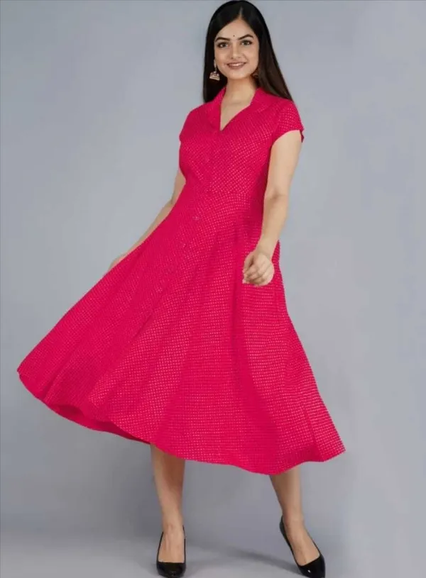 Pink_Rayon_A-Line_Dress_For_Women