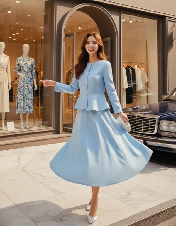 Sky_Blue_Linen_Premium_Co-Ord_Set_For_Women