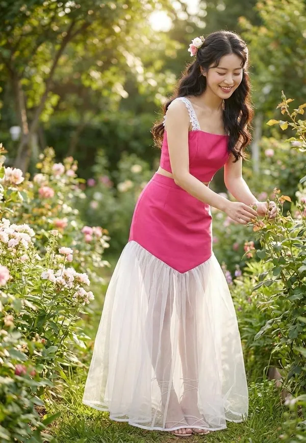 Pink_Cotton_Net_Premium_Co-Ord_Set_For_Women