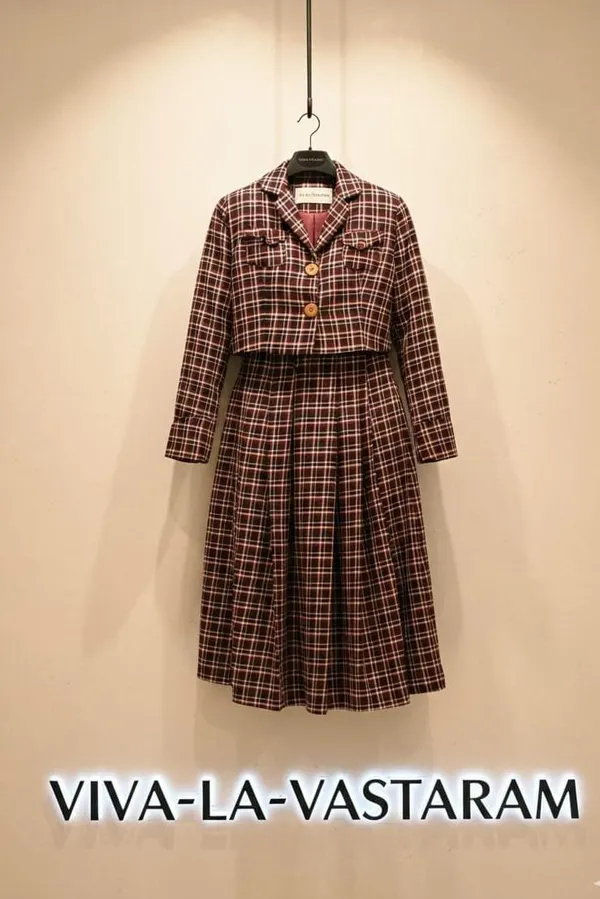 Black_And_Red_Check_Hunter_Premium_Co-Ord_Set_For_Women