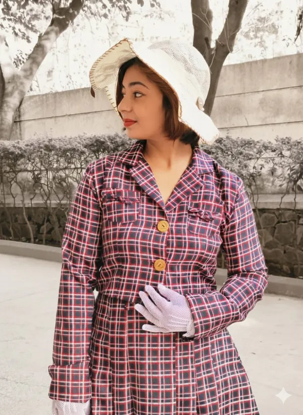Black_And_Red_Check_Hunter_Premium_Co-Ord_Set_For_Women